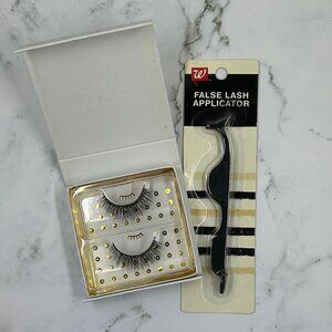Battington Monroe Silk Lashes + Walgreens Lash Applicator